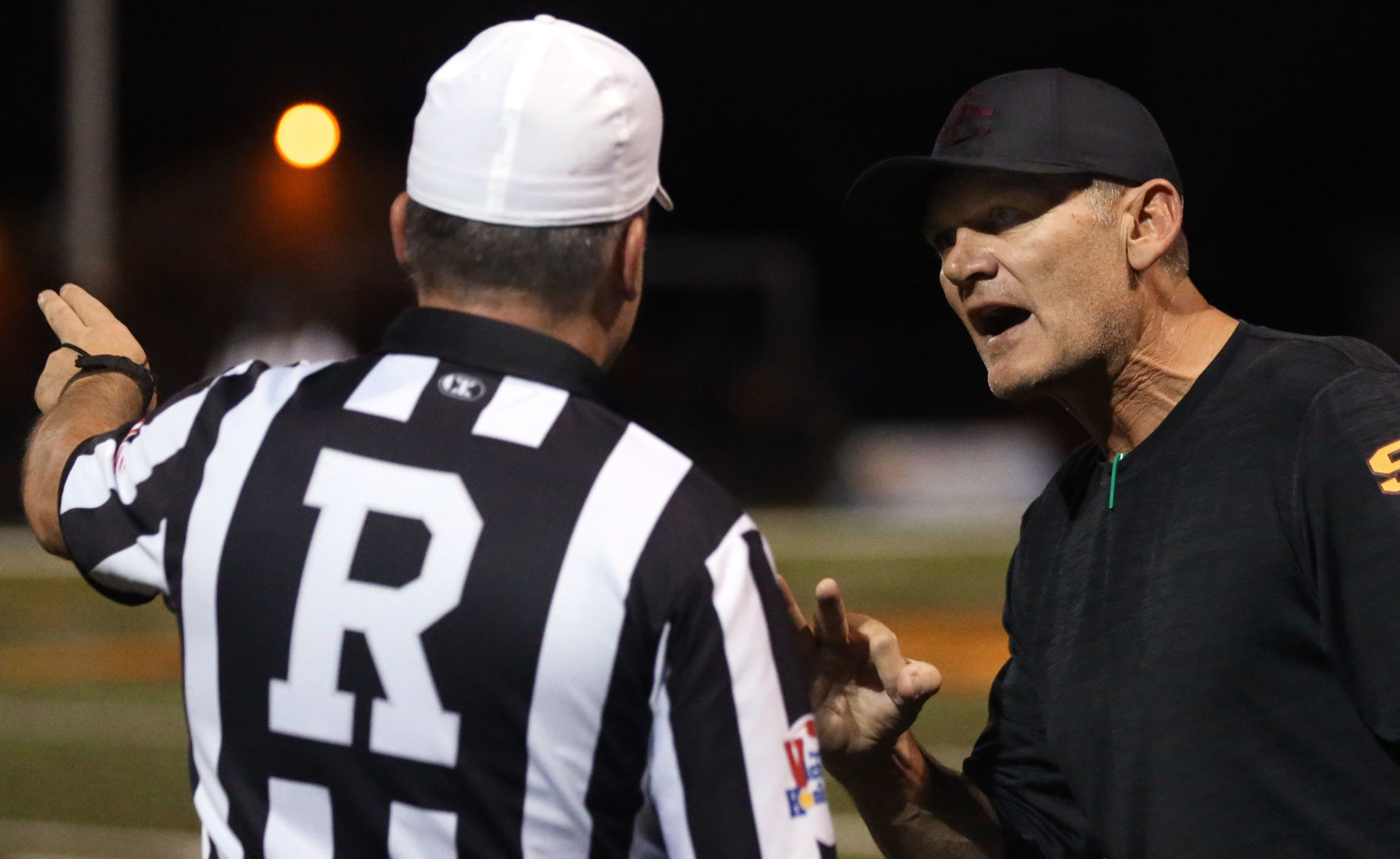 Sapolinte HS football coach Dennis Bene
